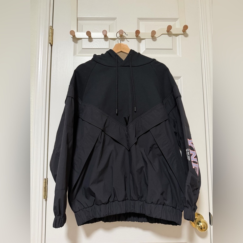 VERYNINEFLUX x Number (N)ine Japanese Streetwear Anorak Hoodie Black